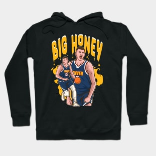 Nikola Jokic Big Honey Cartoon Hoodie